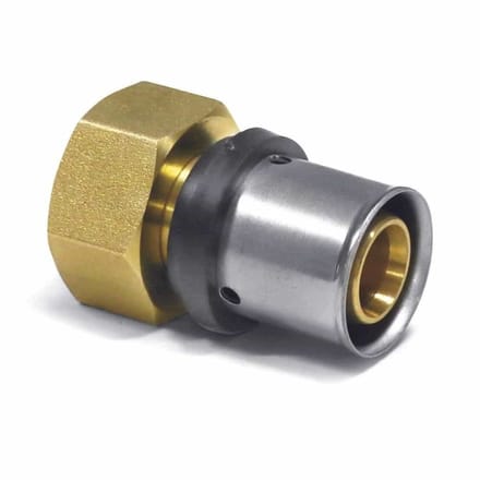 Persfitting, Overgangskoppeling 26 x 3 - 3/4 IG, Verwarming