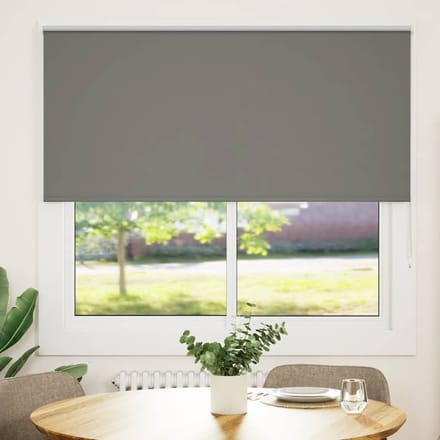 Verduisterend Rolgordijn Grijs 145 x 150 cm Stofbreedte 141,6 cm Polyester