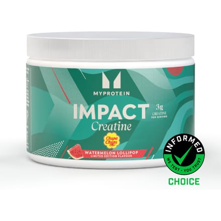 Creatine Monohydraat Poeder - 250g - 55servings - Chupa Chups - Watermelon Lollipop