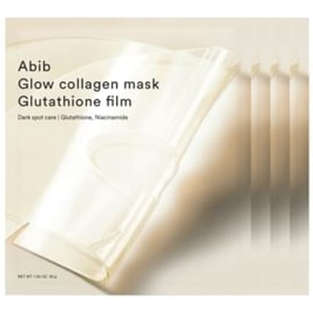Abib - Glow Collagen Mask Glutathione Film Set 38g x 4 sheets