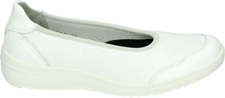 Hickersberger - 9563 - Ballerinaschoenen - Kleur: Wit/beige - Maat: 36