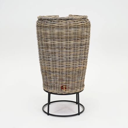 Van der leeden - Regenton Rotan Jeroen (200L) D70H125Cm Grijs