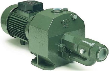 Saer Zelfaanzuigende pomp M200, 400 volt, 6m3 , dubbele waaier, voor extra druk