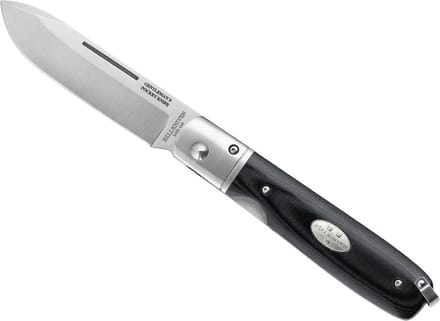 Fällkniven Zakmes Gentlemans Pocket Knife Black Micarta