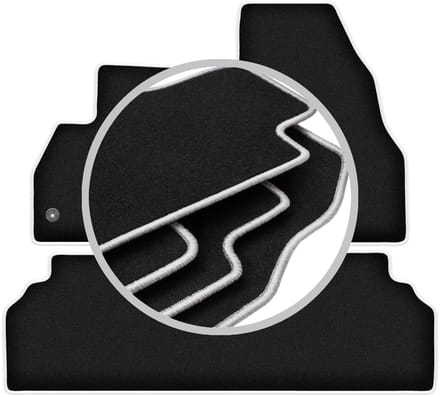 CARLUX-SILVER automatten voor: Mercedes Citan Kombivan (2012-)