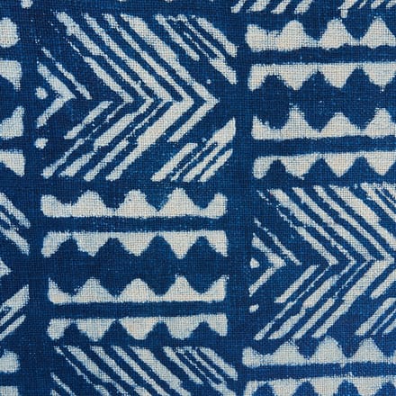 SHIVPURI - Plaid - Marineblauw - 130 x 180 cm - Katoen