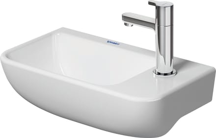 Duravit Starck Me fontein 1 kraangat rechts 40x22cm mat wit