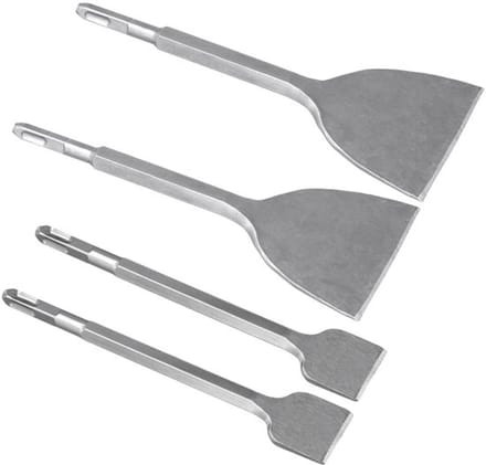 Dailygoods- Tegelbeitel Sds Plus 4-delig - Platte Beitel 230 x 40 mm