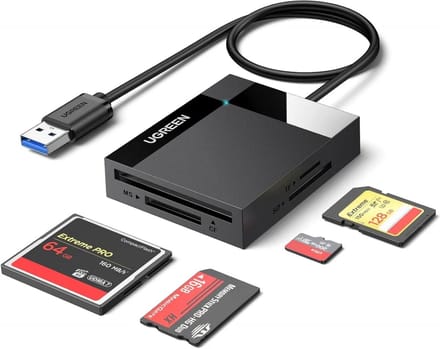 USB 3.0 All-in-One Card Reader SD TF CF MS Card UG215