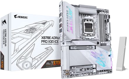 Gigabyte X870E AORUS PRO X3D Moederbord Socket AMD AM5 Vormfactor ATX Moederbord chipset AMD® X870E