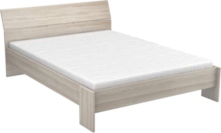 Tweepersoons Bedframe - Houten Bed - Slaapkamer Inrichten - Uitschuifbaar Frame - 140x190/200cm - Eiken
