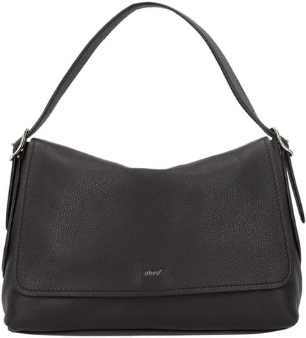 abro schoudertas Leather Agave Shoulder Bag Carina Dark Brown donkerbruin