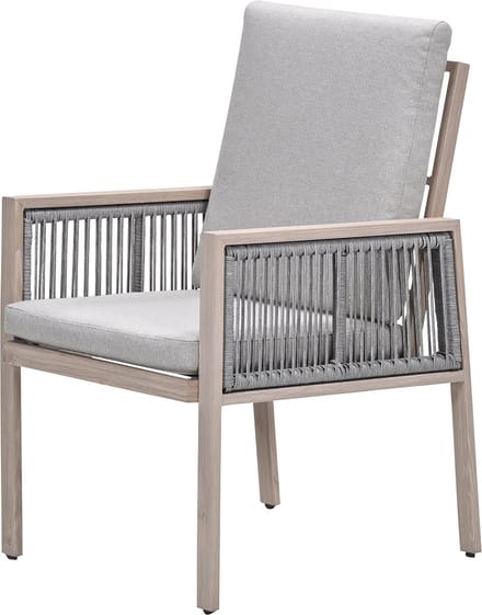 Garden Impressions Decala aluminium dining tuinstoel licht eikenlook