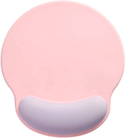 Techidna - Ergonomische Muismat met Polssteun - Roze & Paars - Gelkussen - Antislip - Compact