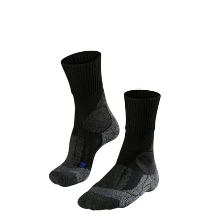 FALKE TK1 Cool anti-blaar dik lyocell functioneel materiaal wandelsokken heren grijs - maat 39-41