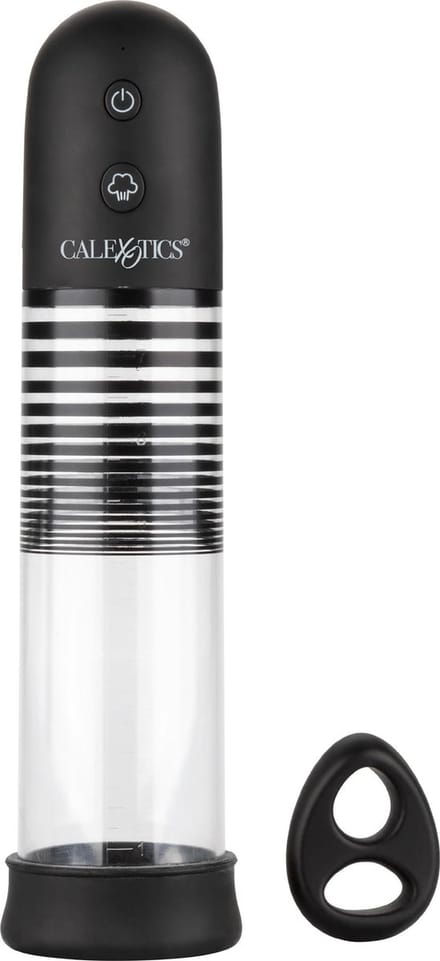 CalExotics - Rechargeable Ez Pump Kit - Pumps Penis Zwart