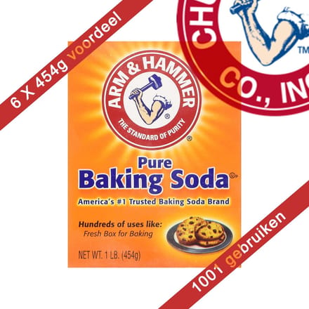 Arm & hammer baking soda 454 gram 6 stuks
