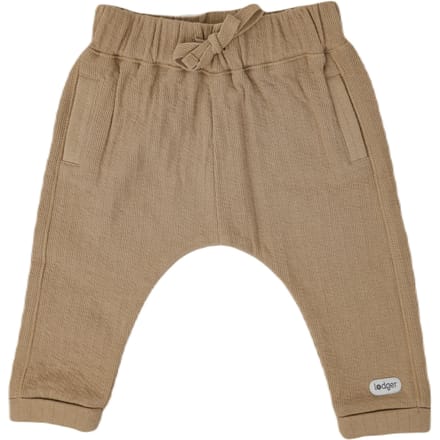 Babybroekjes maat 62 - Mousseline broekje - Beige - Elastische taille