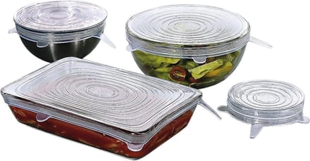 ComfortTrends Deksels Rekbare 4 stuks - Siliconen