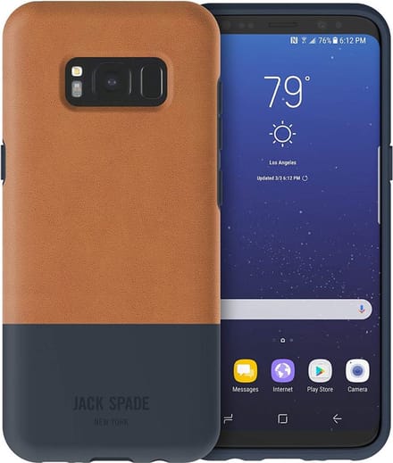 Jack Spade Color Block Case Navy voor Samsung Galaxy S8