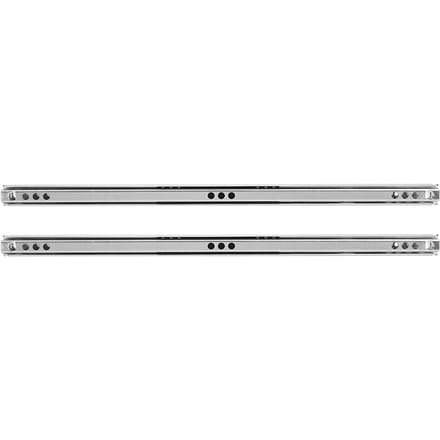2 stuks/set 342x17mm koudgewalste stalen ladegeleiders met kogellagers voor kast en dressoir