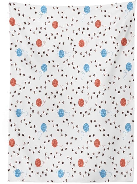 ABAKUHAUS Tafelkleed – Satijn 140 × 240 cm – Veelkleurig, machinewasbaar