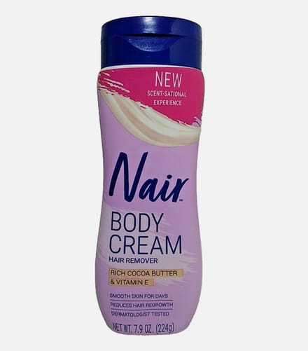 Nair Delicate Body Cream - Ontharingscrème - Met cacaoboter en vitamine E, 224 g