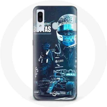 Case voor Samsung Galaxy A40 Formule 1 Valtteri Bottas F1 Driver Zwart