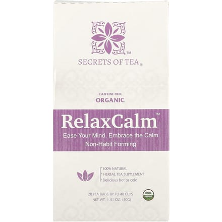 Relaxcalm™, Cafeïnevrij, 20 Theezakjes, 40G (1.41Oz) white