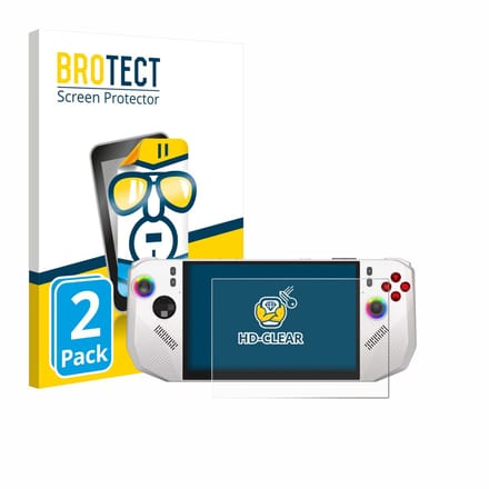 BROTECT - Screenprotector voor MSI Claw A8 BZ2EM - Folie Beschermfolie transparant 2 Stuks
