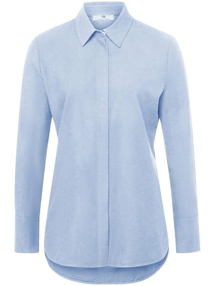 Blouse lange mouwen Van Peter Hahn blauw