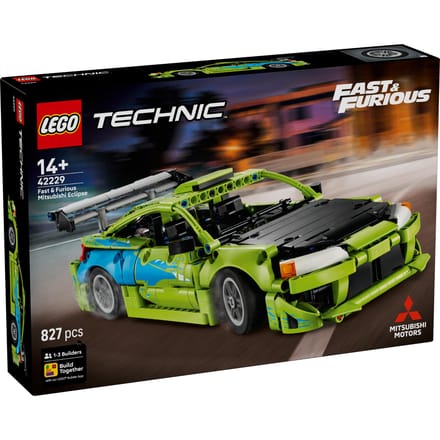 LEGO Technic Fast and Furious Mitsubishi Eclipse Auto Bouwpakket voor Kinderen en Tieners 42229
