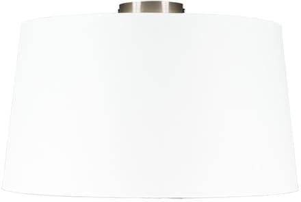 QAZQA combi - Moderne Plafondlamp - 1 lichts - H 260 mm - Wit - Woonkamer | Slaapkamer | Keuken