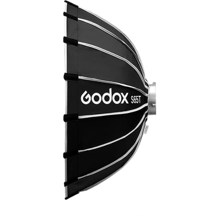 Godox S120T 120cm/47.2in Quick Release Paraplu Softbox Professionele Opvouwbare Softbox met Standaard 65cm zwart