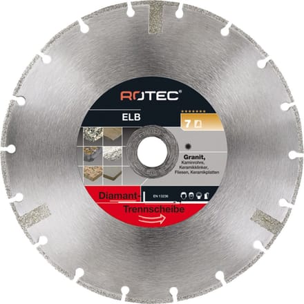Rotec Diamantschijf ELB 300/20,0 gegalvaniseerd