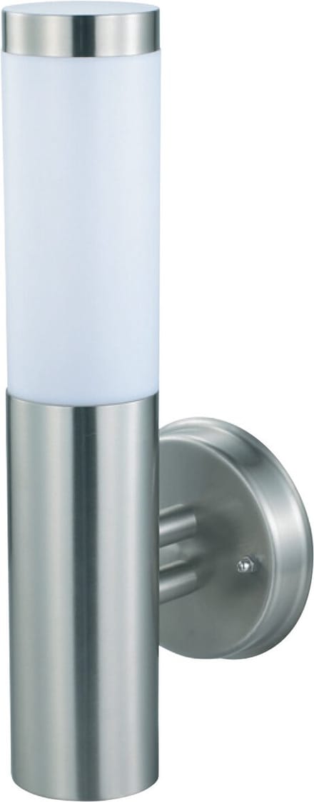 LED Tuinverlichting - Buitenlamp - Wand - RVS - E27 - Rond
