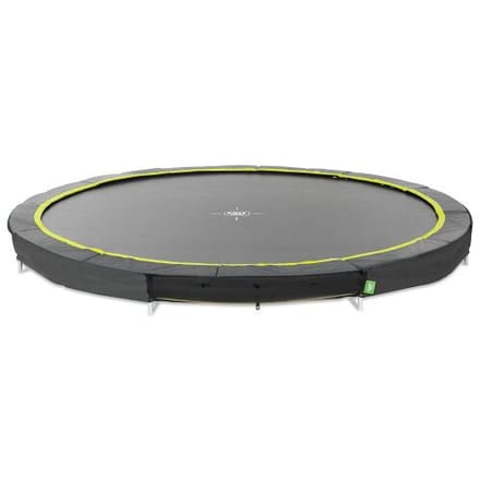EXIT Silhouette Sporttrampoline ø427cm - Inground - Ingraaftrampoline - Rond - Voor Kinderen - Zwart