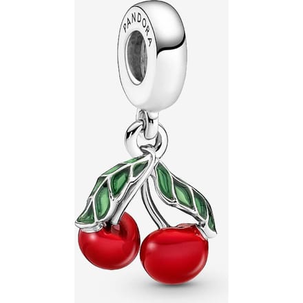 Pandora- Asymmetrical Cherry Fruit Dangle Charm - 791583C01