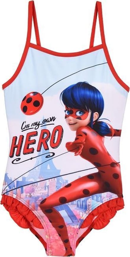 Miraculous Ladybug badpak - zwempak. Maat: 104 cm / 4 jaar