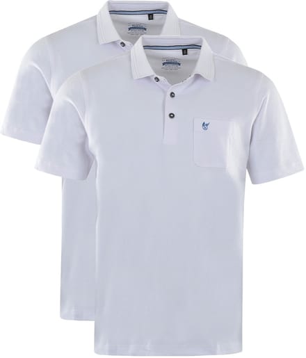 Hajo Heren poloshirt 2 pack Pique