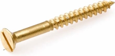 Houtschroef Pk Messing 3x12mm - 200 stuks