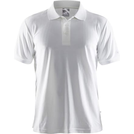 Craft Classic Polo Pique Jersey korte mouwen Heren wit Maat S