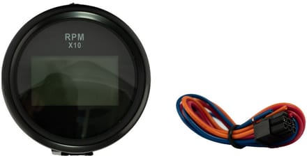 Hollex Digitale Toeren/urenteller Zwart 9-32V