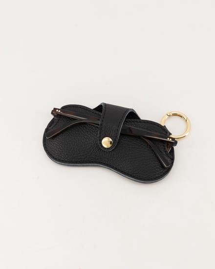 Teatro zonnebril hoesje - Classic grain - Zwart - Leer