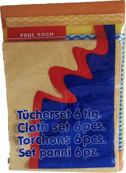 Paul Koch schoonmaakdoeken 6 delig
