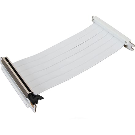 PCIE 3.0 X16 Riser Kabel 180 Graden Hoge Snelheid Flexibel Dubbele Omgekeerde Connector GPU Grafische Kaart 2CM wit