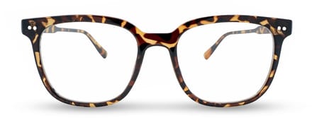 BL Square Leopard - Blauw licht bril - Computerbril - Bruin - Leopard
