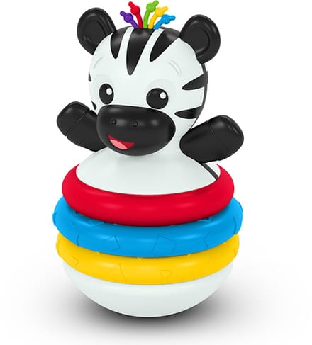 Baby stapel tuimelaar met bijtringen - Baby Einstein - vanaf 3 maanden