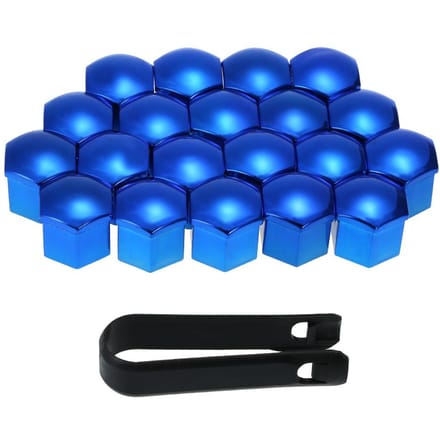 20 stuks Universele 17mm Wielmoerkappen Wielmoerkappen Schroefbeschermer BL