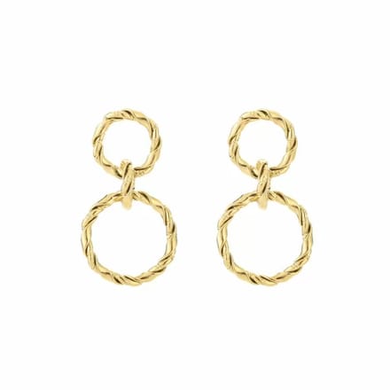 Statement Oorbellen Circle- Goudkleur